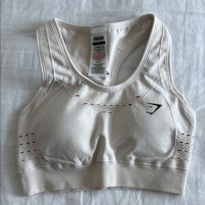 Gymshark Women's Cream Sports Bra